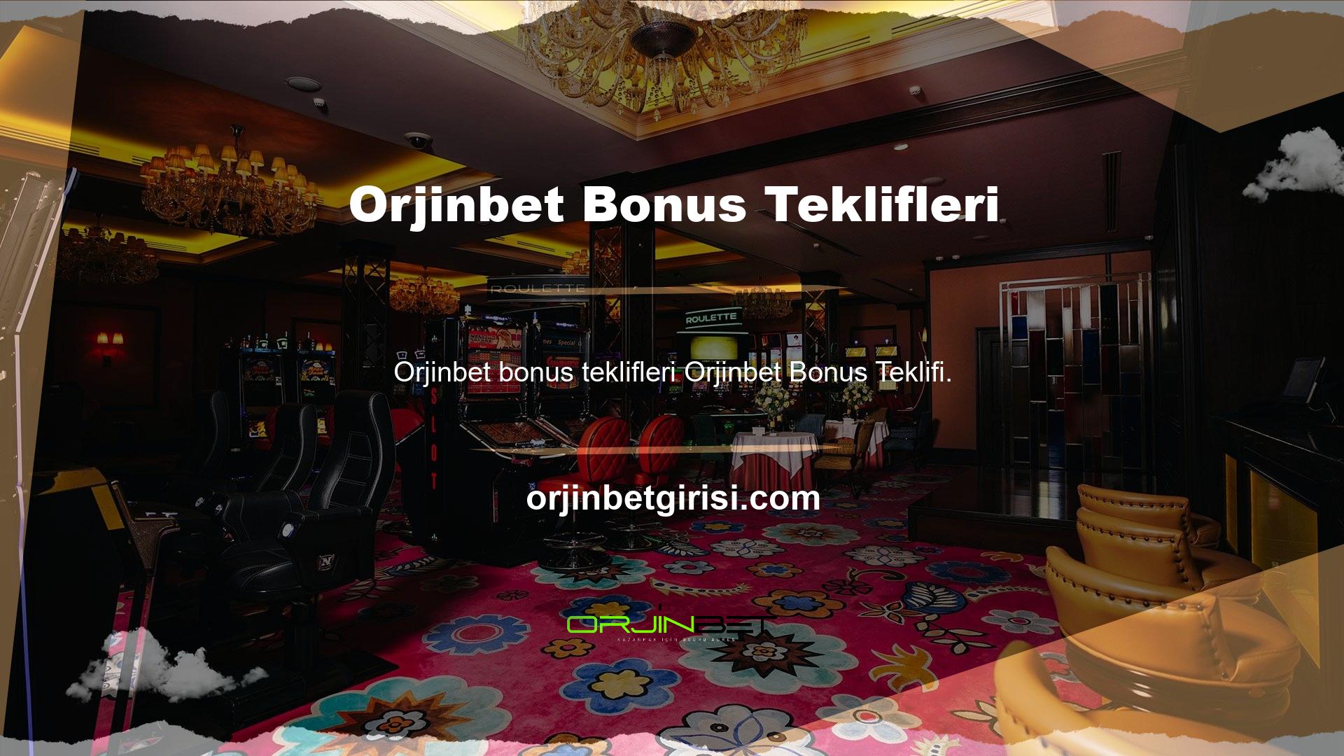 Orjinbet de bonus teklifleri için yararlı bir bahis sitesidir