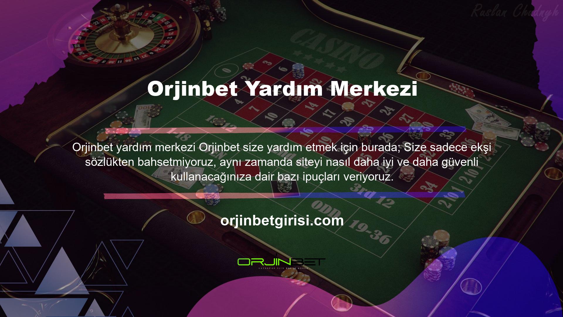 Orjinbet kullanıcılarına promosyonlar sunuyor mu? Hiç tehlikede değilsin